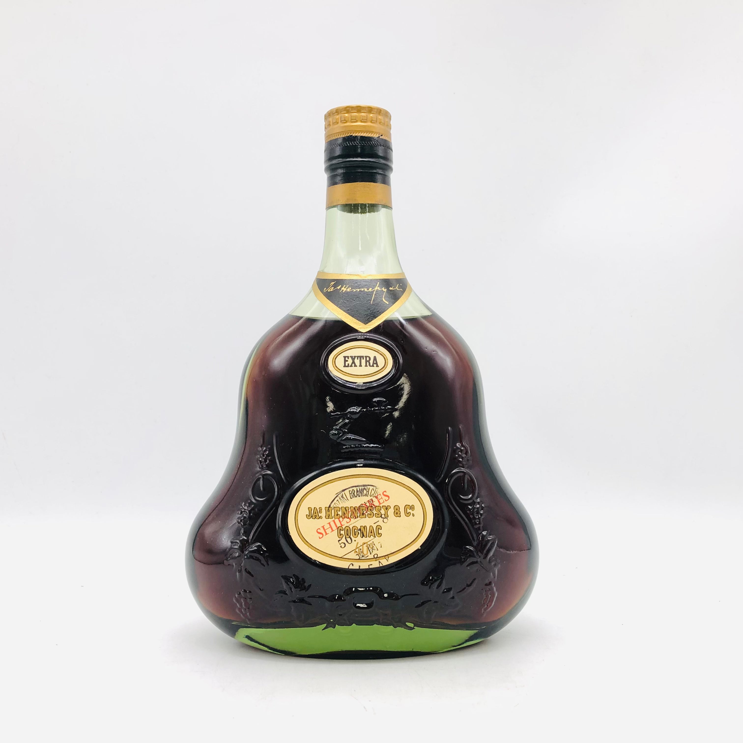 Hennessy ヘネシー エクストラ jas ブランデー 金キャップ グリーン